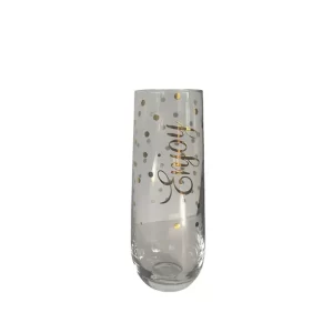 Vaso Enjoy - Set de 3 color Transparente - Champagne de  x 16 cm