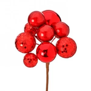 Follaje Bambalinas Rojo 20 cm color Rojo de  0 x  0 x 20 x 0 cm