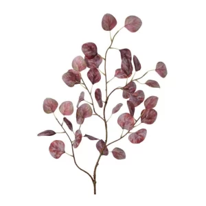 Follaje Eucalipto Color Vinotinto de 97 cm