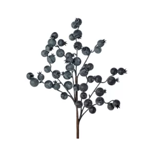 Follaje Cherry color Negro - Azul de 41 cm