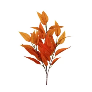 Follaje Eucalipto color Anaranjado de 66 cm