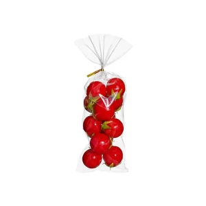 Tomate Cherry -  Set de 12 color Rojo   de 3.1cm
