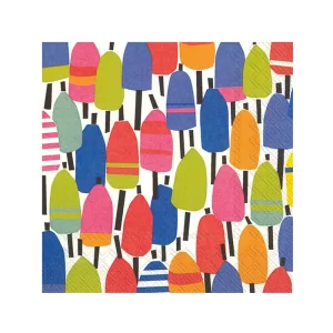 Servilleta lunch boyas color Multicolor de 16,5 cm