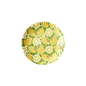 Plato Limones color Verde - Amarillo de 40cm