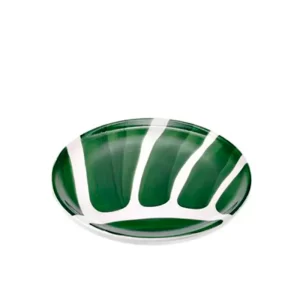 Plato Dálmata - Set 2 color Verde  de 33 cm
