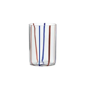 Vaso color Marron - Azul - Transparente de 12oz