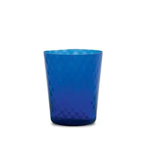 Vaso Veneziano 11 Onz - Set 6 color Azul  de 10 cm