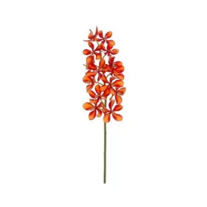 Orquidea Vanda color Anaranjado de 68.5cm