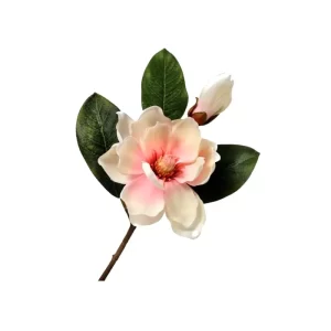 Magnolia color Blanco -  Rosado  de 35cm