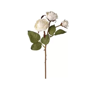 Rosa Triple color Blanco de 52cm
