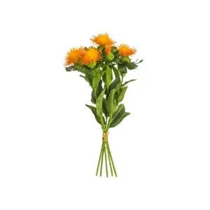 Protea color Anaranjado de 32cm