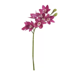Orquídea Barco color morado de 17,78 x 10,16 x 68,58 cm