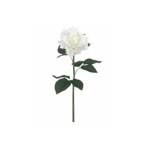 Rosa color Blanco de 52 cm