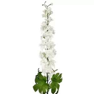Delphinium color Blanco de 102 cm