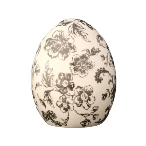 Huevo Mosaico color Negro - Blanco de 13 cm