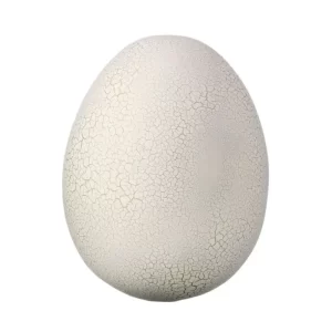 Huevo de Pascua  color Blanco de 20 cm