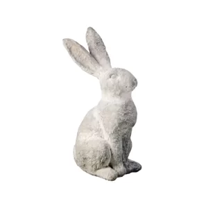 Conejo Acostado color Gris de 25cm