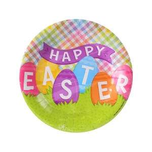Platos Postre Easter color Multicolor de 20,3 cm