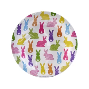 Platos Conejos color Multicolor de 20,3 cm