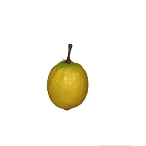 Fruta Limón color Amarillo de  x 7 x 5 cm