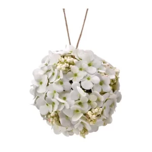 Topiario Hortensia  color Blanco de 18 cm