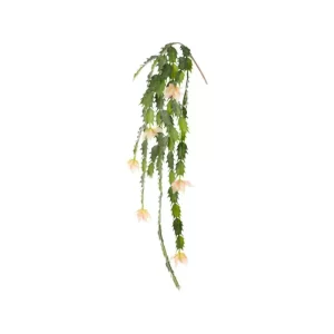 Colgante Cactus Flor color Verde - Salmón  de  97 cm
