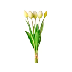 Bouquet Tulipanes color Blanco de  39 cm