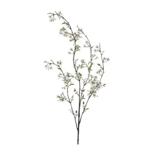 Flor de Cera color Blanco de 102 cm