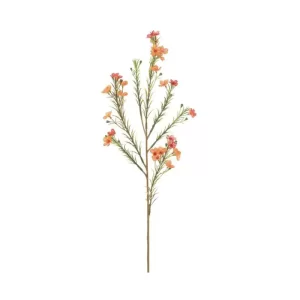 Flor de Cera color Anaranjado de 60 cm