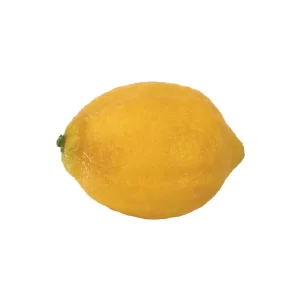Limón Eureka color amarillo de 8,89 x 5,8 x 5,8 cm