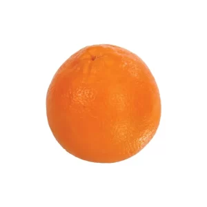Naranja color anaranjado de 8,64 x 8,63 x 8,89 cm