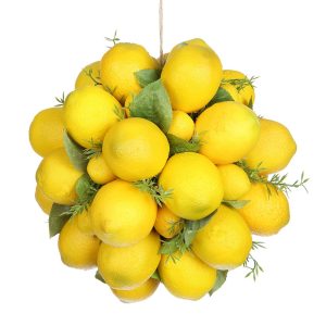 Topiario Limones color Amarillo de 25 cm