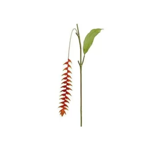 Heliconia color Anaranjado de 127cm