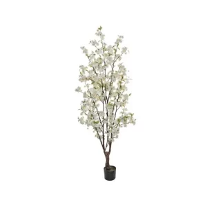 Árbol cherry color Blanco de 198 cm