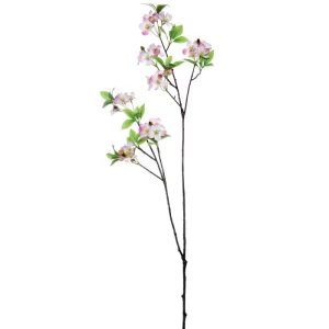 Rama Flor Cerezo color Rosado - Blanco de  x 109 cm
