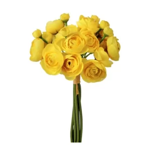 Bouquet Ranúnculus color Amarillo de 28 cm