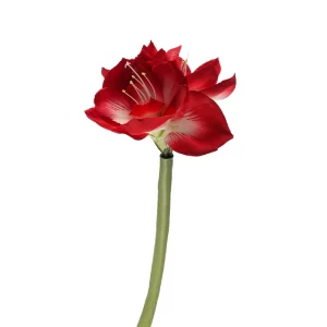 Flor Amarylis color Rojo de 66 cm