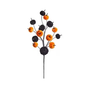 Follaje Calabazas color Anaranjado - Negro de 76.2cm