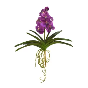 Orquídea Vanda color morado de 50,8 x 12,7 x 53,34cm