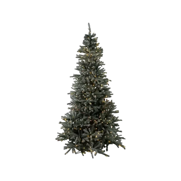 Árbol Oxford Congelado Color Verde - Azul de 229x132 cm